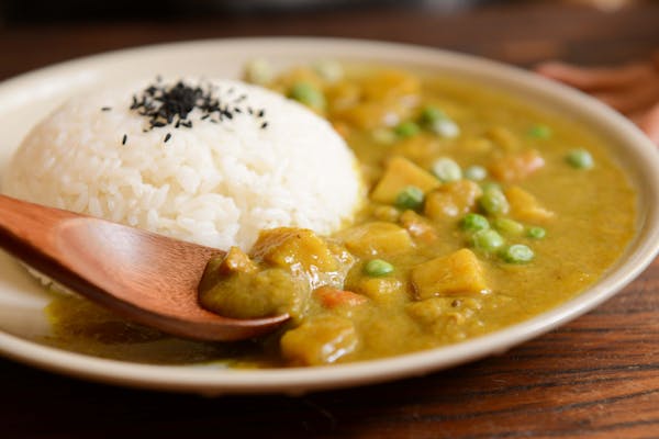 Vegetable Curry with Rice